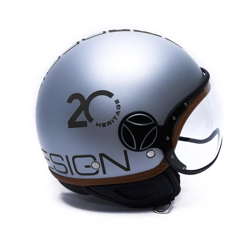 Momo Design Fgtr Classic Heritage Helmet Grey MD1001008000 Jet Helmets