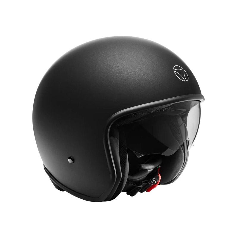 Casco Momo Design Zero Pure Nero Opaco Argento | MotoStorm