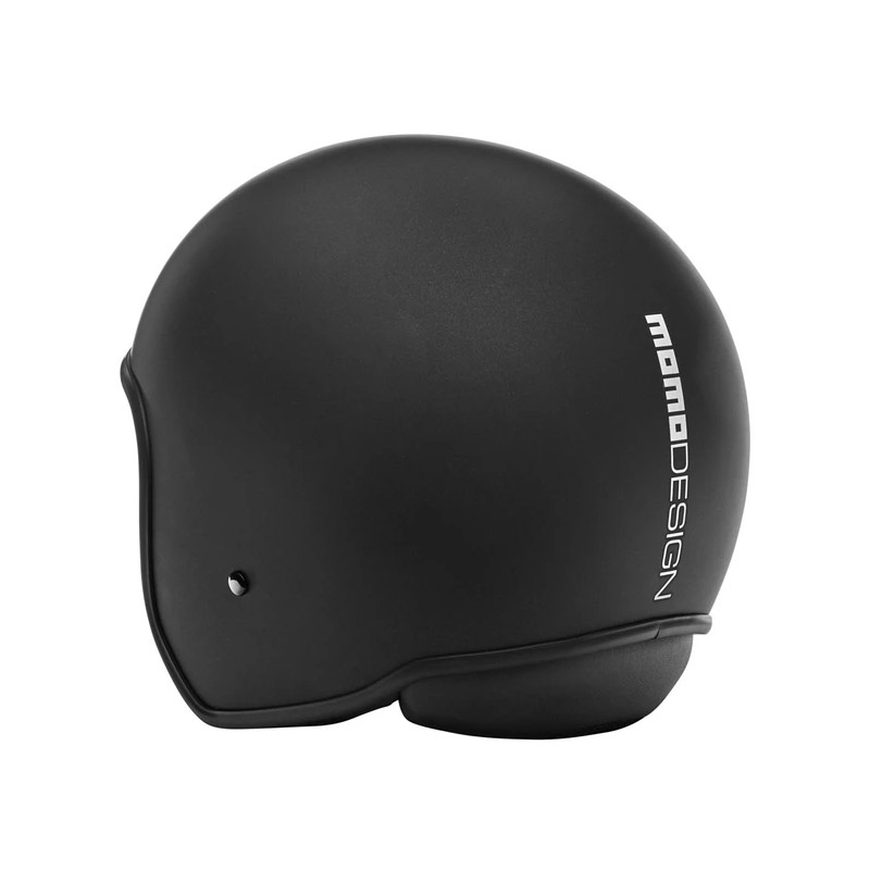 Casco Momo Design Zero Pure Nero Opaco Argento | MotoStorm