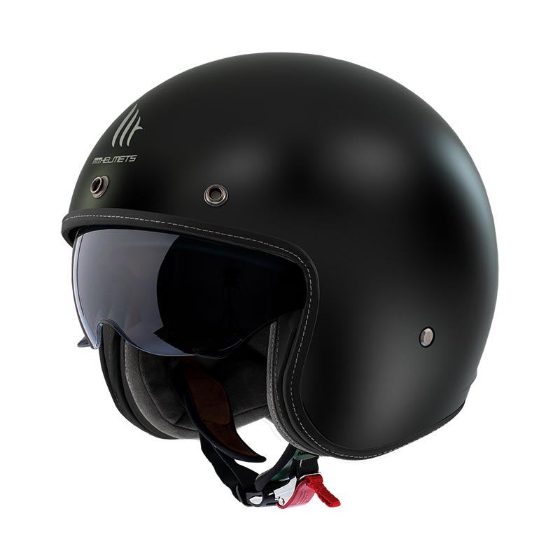 Mt Helmets Le Mans 2 SV S Solid A1 nero lucido