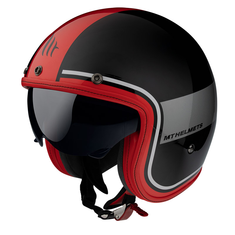 Casco Mt Helmets Le Mans 2 Sv Tant A5 rosso opaco