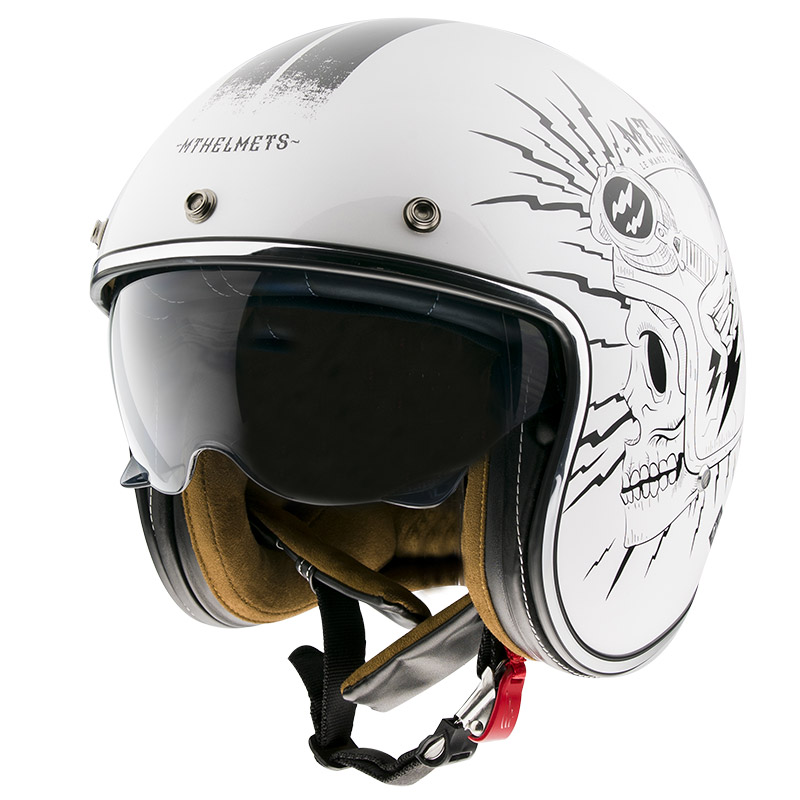 Casco Mt Helmets Le Mans 2 Sv Diler B0 blanco