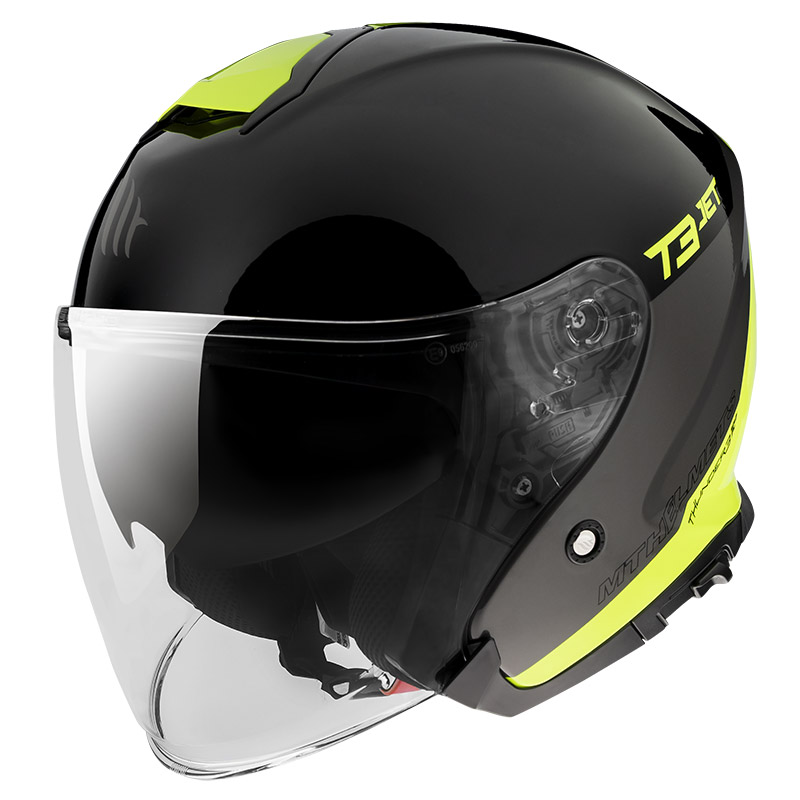 Casco Mt Helmets Thunder 3 Sv Jet Xpert C3 giallo