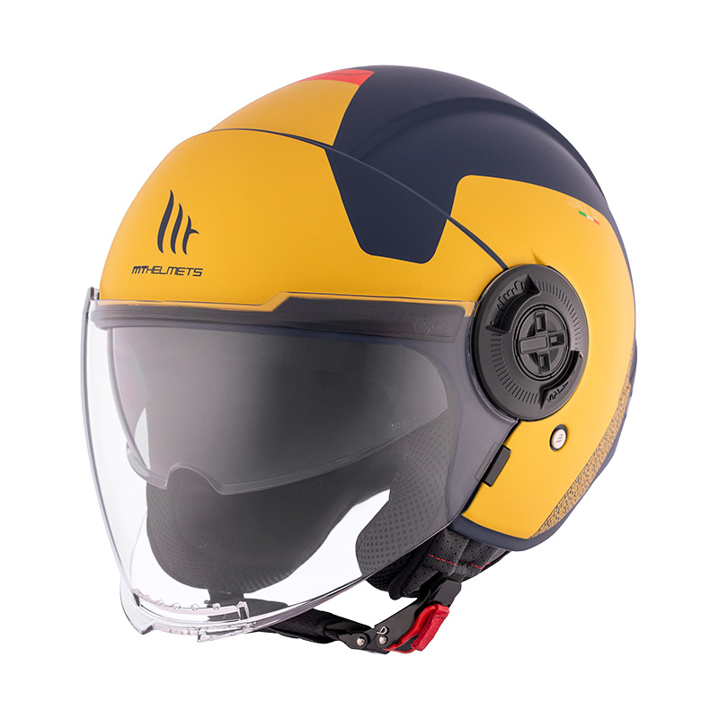 Casco Mt Helmets Viale SV S Beta D3 giallo opaco