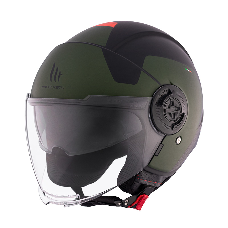 Casco Mt Helmets Viale SV S Beta A6 verde opaco