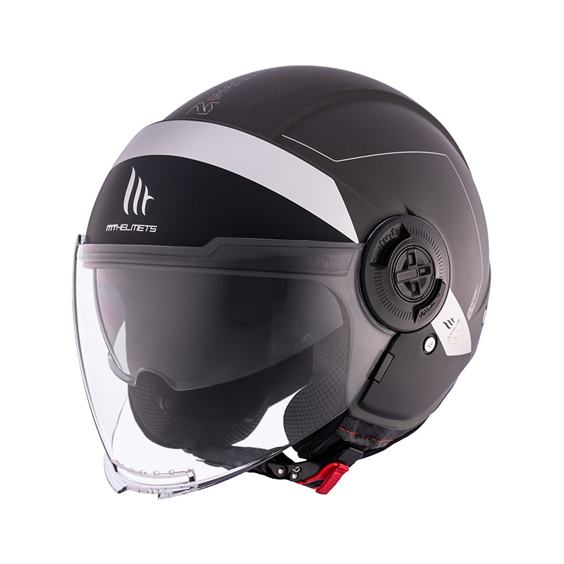 Casco Mt Helmets Viale SV S Unit D2 grigio opaco