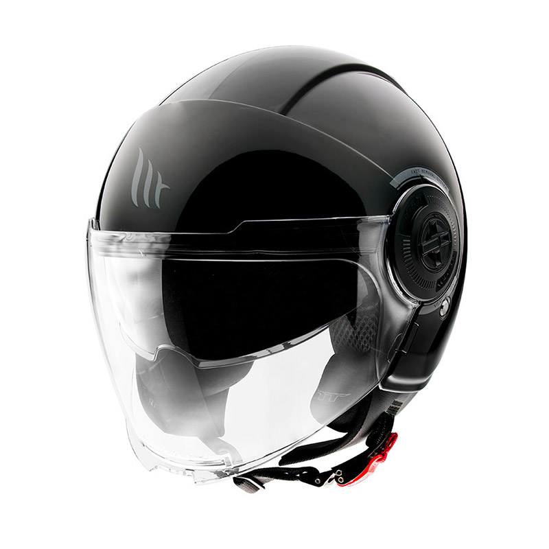 Casco Mt Helmets Viale SV S Solid A1 nero lucido