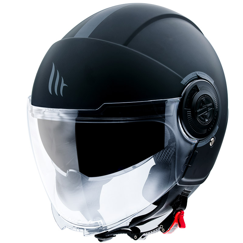 Casco Mt Helmets Viale SV Solid A1 nero opaco