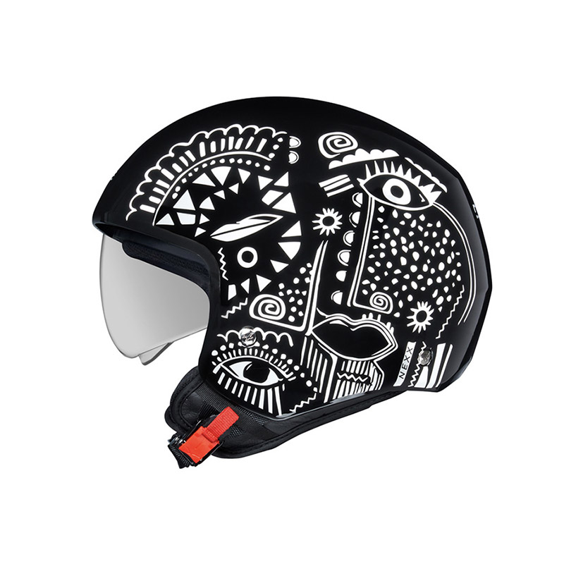 Casco Nexx Y.10 Artville nero bianco