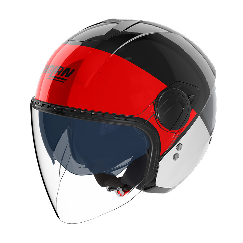 Nolan N20.2 Visor Blocco Helmet Black Red