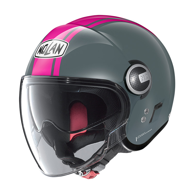 Casco Nolan N21 Visor 06 Dolce Vita grigio rosa