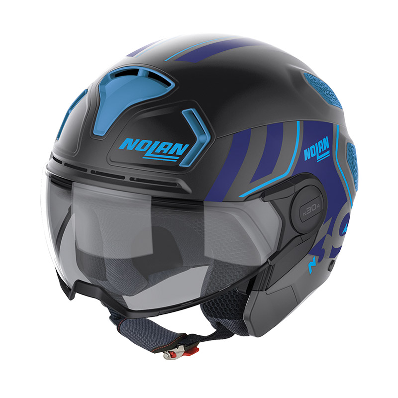 Nolan N30-4 T Parkour Helm blau