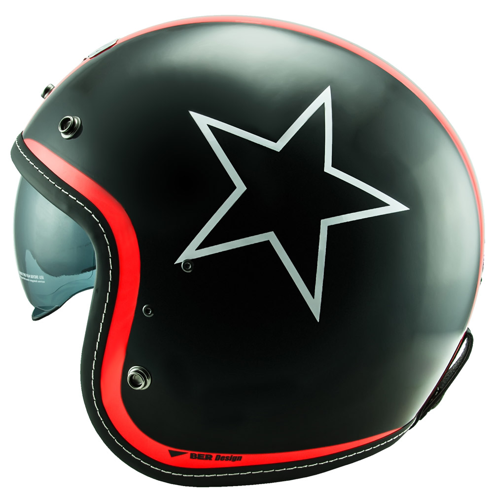 Casco NOS NS 1F Etoile rosso