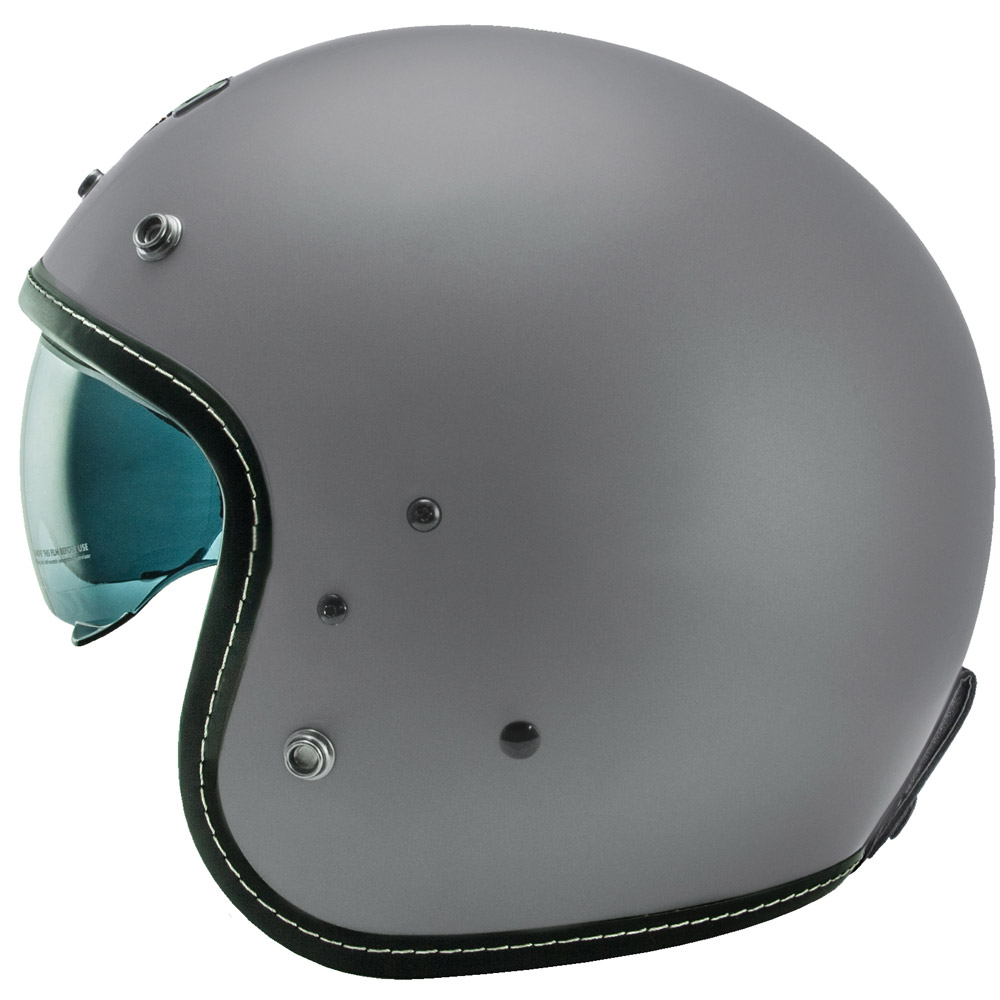 Casco NOS NS 1F Seal grigio opaco