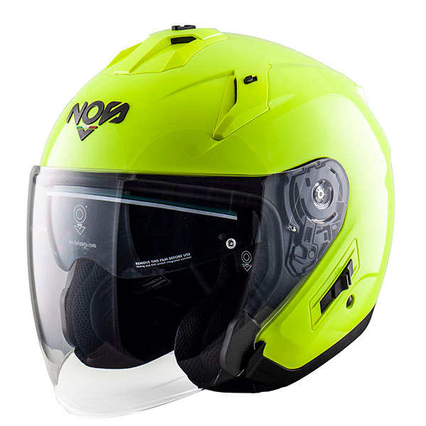 Casco Nos Ns 2 Jet Giallo Fluo | MotoStorm