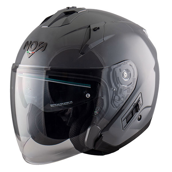 Casco NOS NS 2 Jet Seal grigio