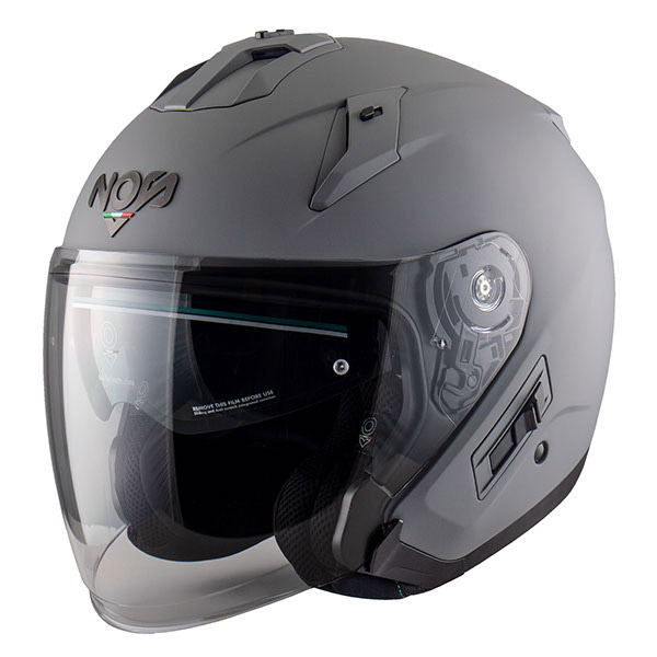 Casco NOS NS 2 Jet Seal grigio opaco