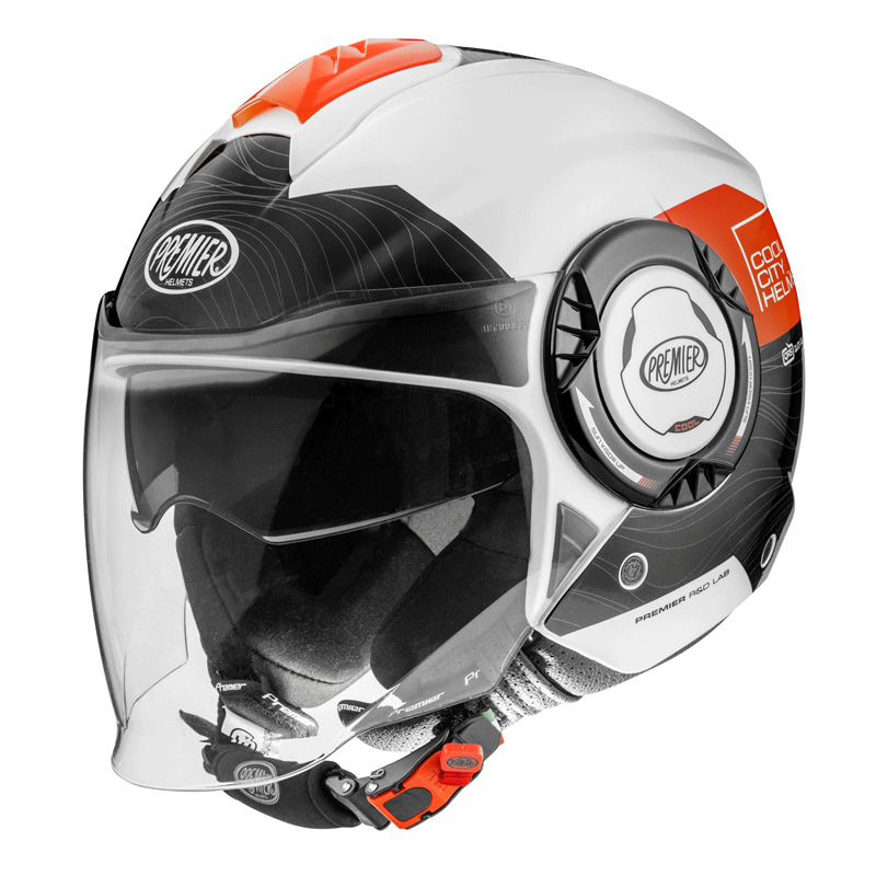 Casco Premier Cool Evo DS 2 bianco rosso