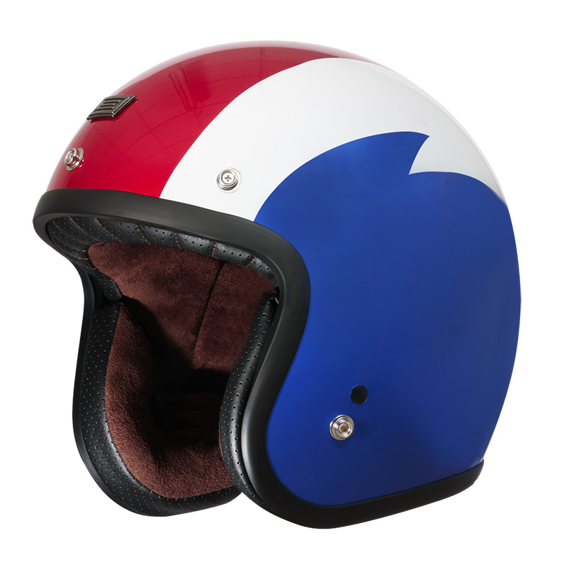 Casco Origine Primo Voltage rosso bianco blu