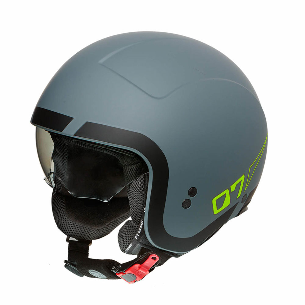 Premier Rocker Ln Y Bm Helmet Grey APJETROCPOLLYG00 Jet Helmets | MotoStorm