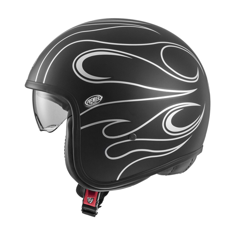 Casco Premier Vintage FR Plata Chromed 22.06 APJETVI6FIBFRS00 Cascos Jet MotoStorm