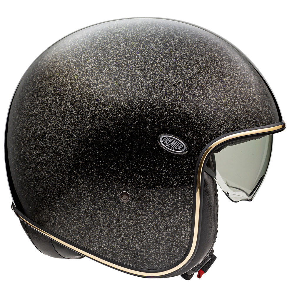 Casco Premier Vintage Evo U9 Glitter Oro | MotoStorm