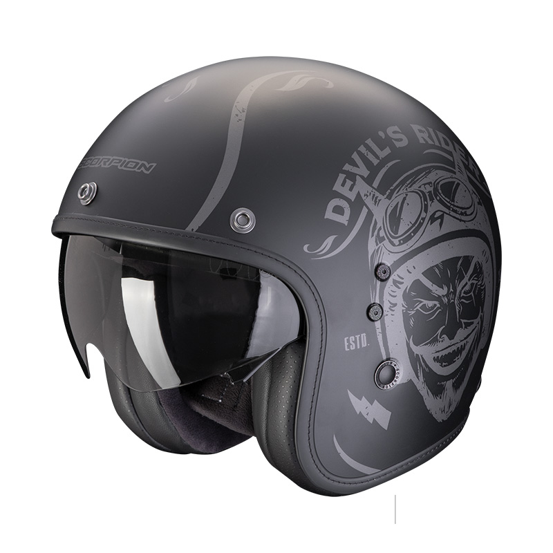 Casco Scorpion Belfast Evo Romeo nero opaco