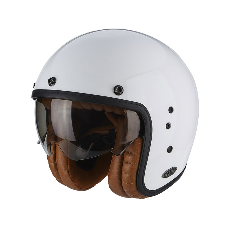 SCORPION Belfast luxe moto jet-Bianco