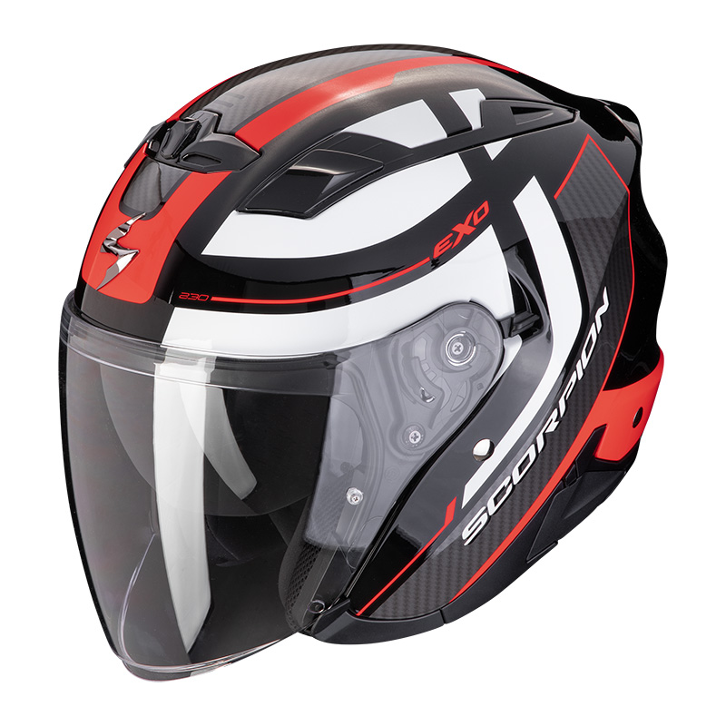 Casco Scorpion Exo 230 Pul nero rosso