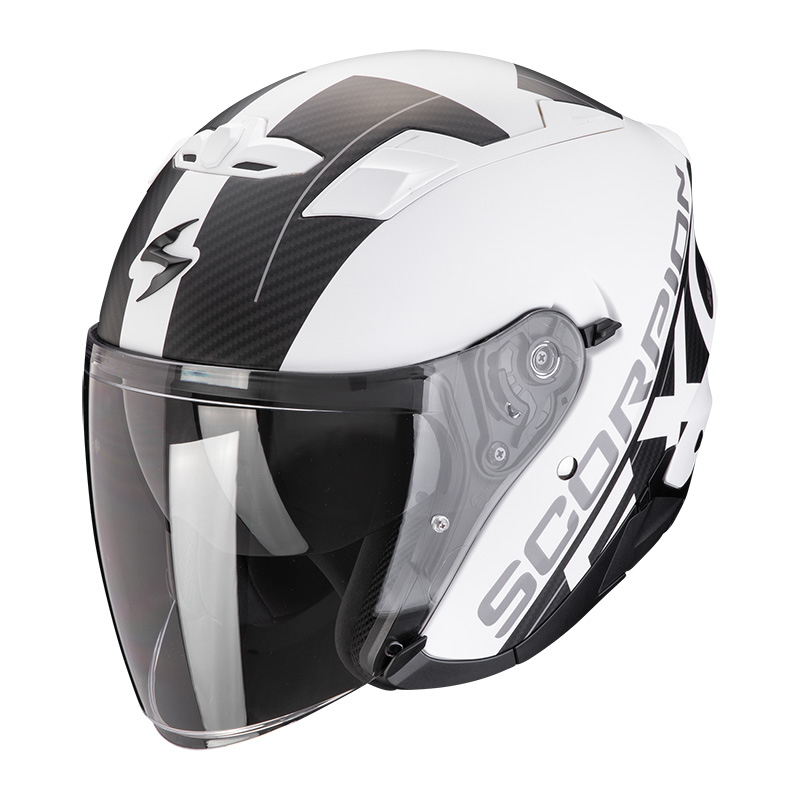 Casco Scorpion Exo 230 Qr bianco nero