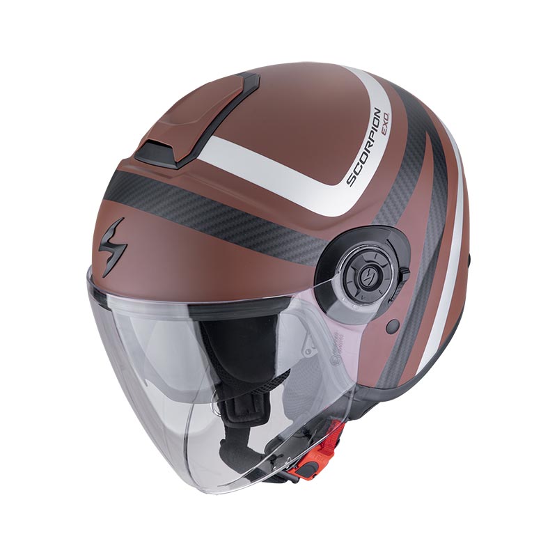 Casque Scorpion Exo City 2 Riva marron mat