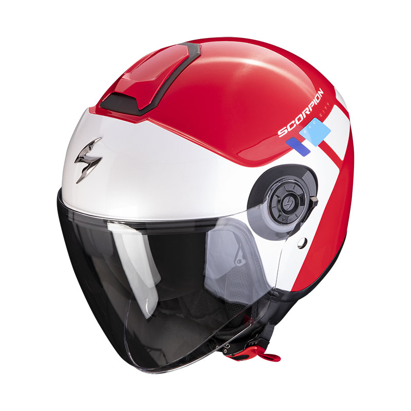 Casco Scorpion Exo City 2 Mall rosso bianco blu