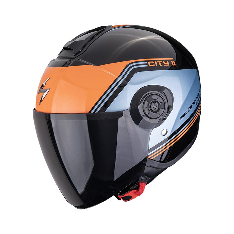 Scorpion Exo City 2 Vita Helmet Blue Orange