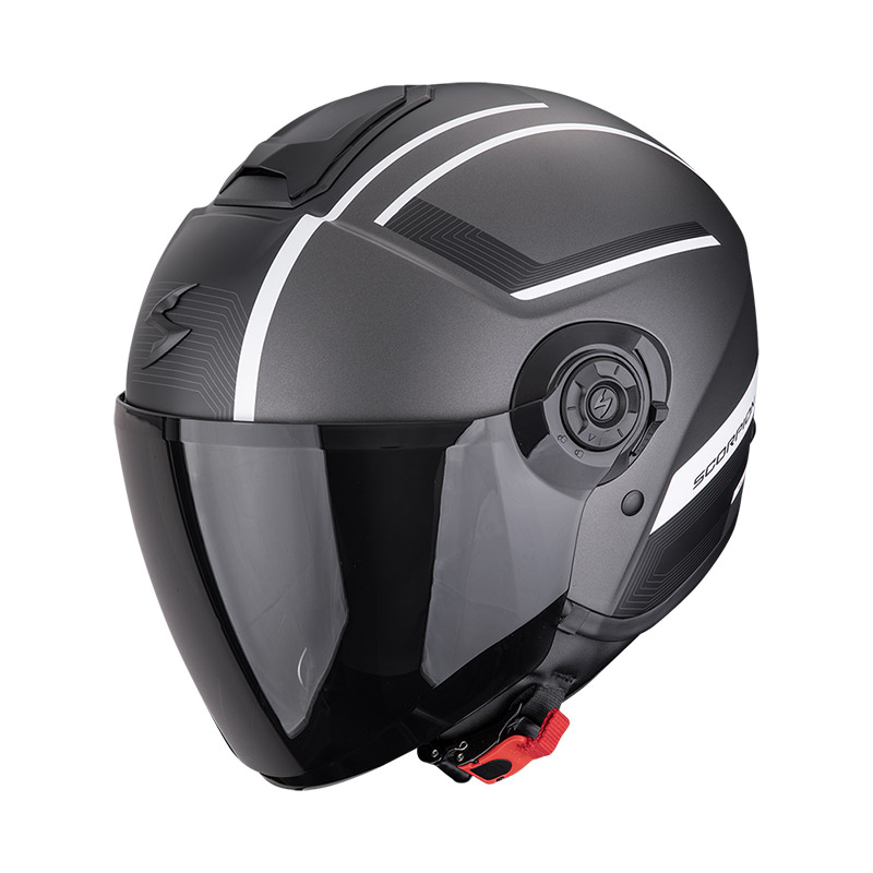 Scorpion Exo City 2 Cosmos Helmet Silver Matt