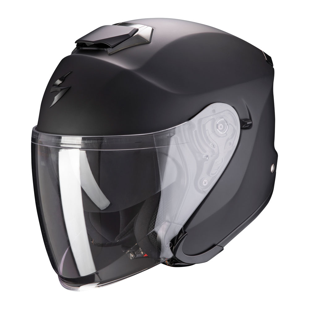 スコーピオンエキソS1ジェットヘルメットブラックマット ジェット ヘルメット SC-88-100-10 | MotoStorm