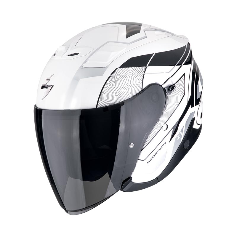 Scorpion Exo Z1 Vue Helm weiss silber