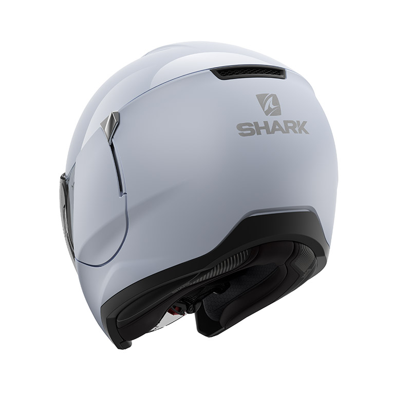 Shark Citycruiser Dual Blank Helmet White Silver HE1928EW01 Jet Helmets ...