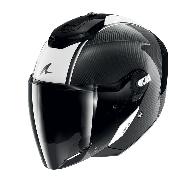 Shark Rs Jet Carbon Skin Helm weiss
