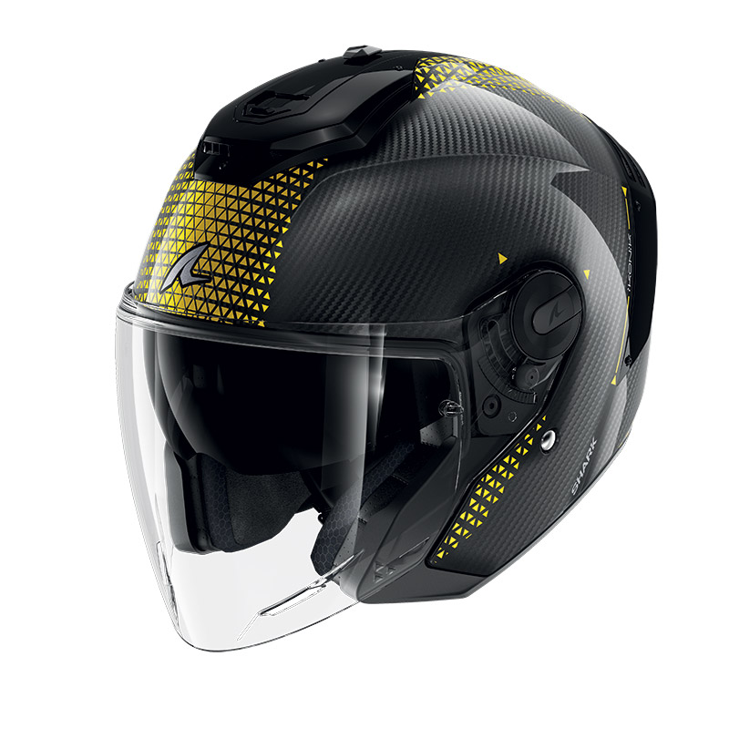 Casco Shark Rs Jet Carbon Ikonik oro