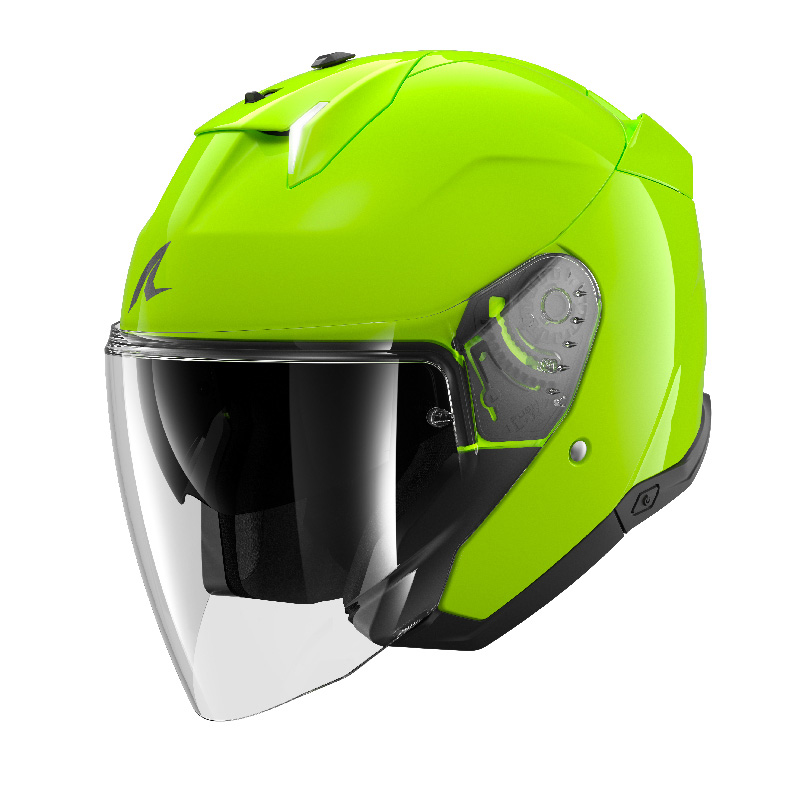 Shark Skwal I3 Jet Blank Helmet Yellow Fluo