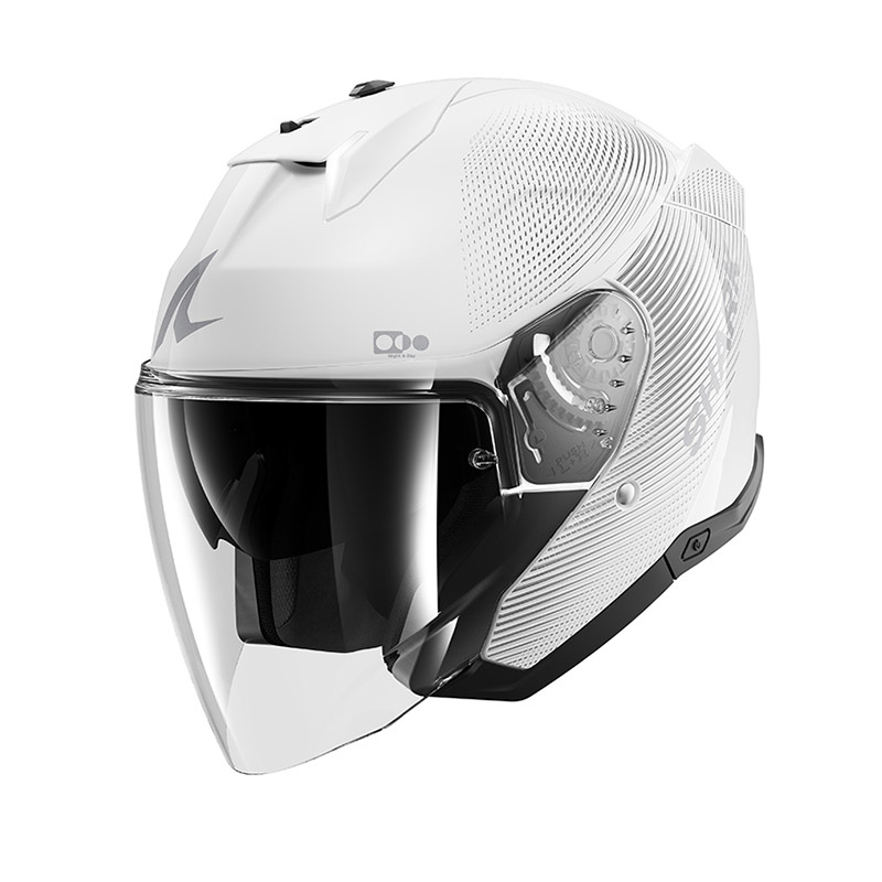 Casco Shark Skwal i3 Jet Sp Lyne Blanco