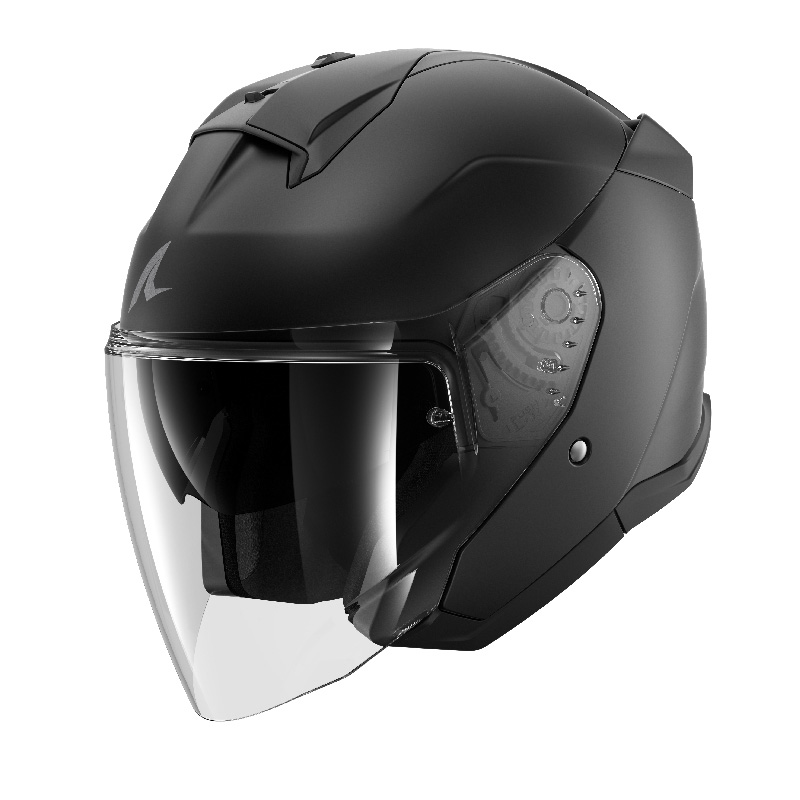 Shark Skwal Jet Blank Mat Helm schwarz matt