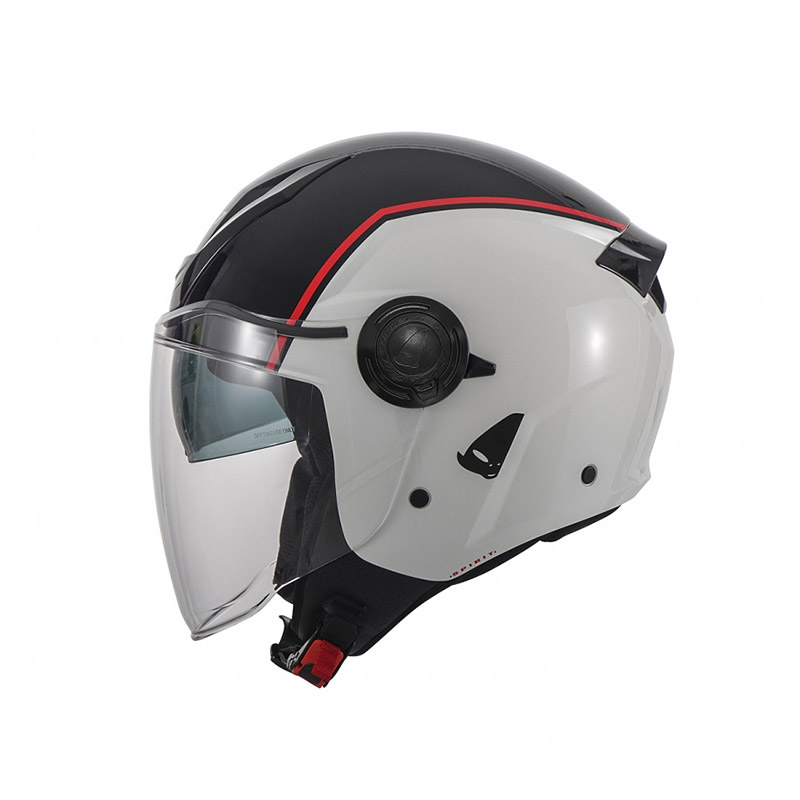 Casco Ufo Spirit bianco nero