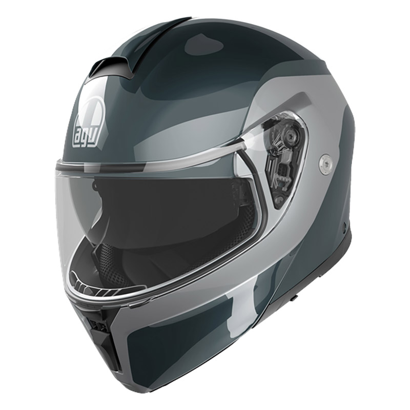 Casco Modulare AGV Streetmodular Levico argento