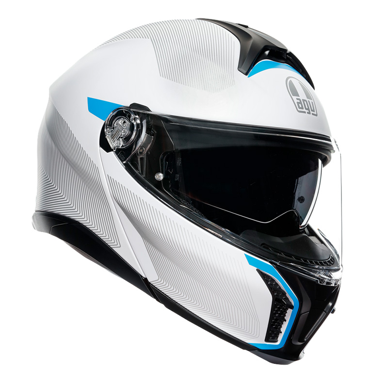Agv Tourmodular Frequency Helmet Blue AG1251E2OY006 Modular Helmets