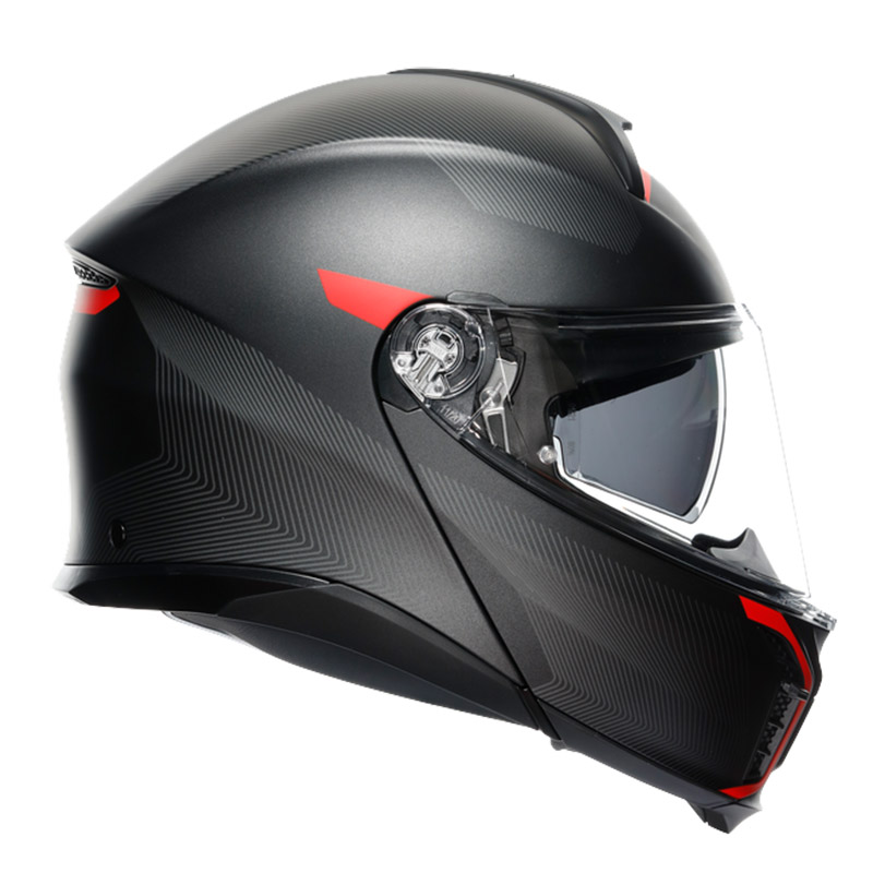 Agv Tourmodular Frequency Helmet Red AG-1251E2OY-005 Modular Helmets ...