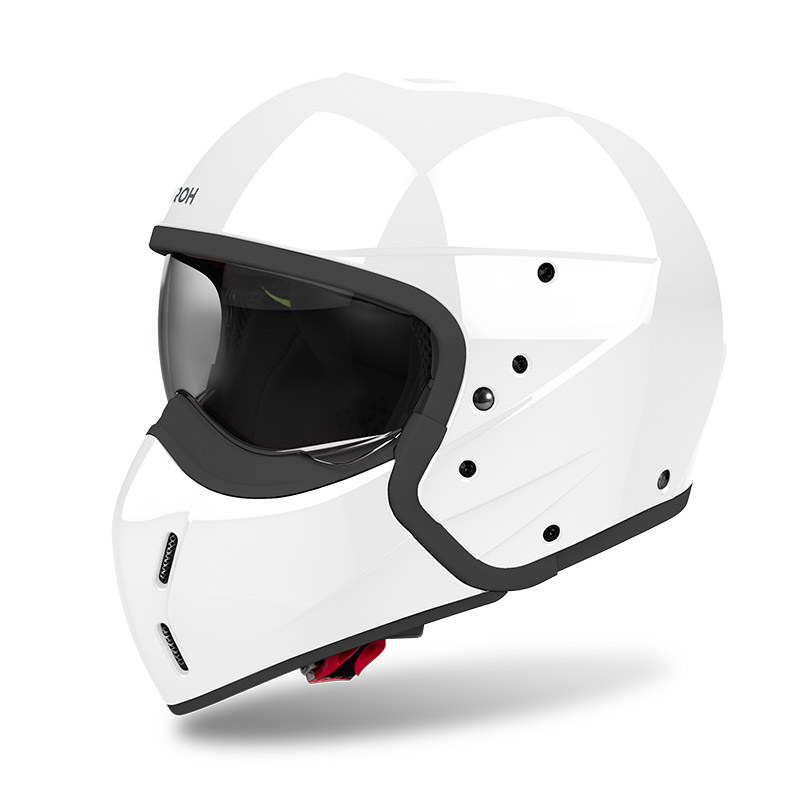 Casco Airoh J110 Color bianco lucido