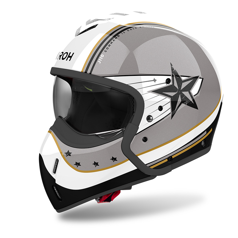 Casco Airoh J110 Command oro glitter