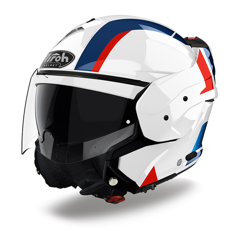 Casco Moto Modulare Blu