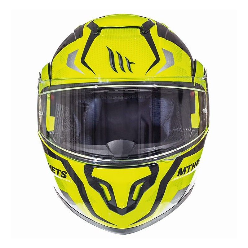 Mt Helmets Atom Sv Divergence F1 Yellow MT105246451 Modular Helmets MotoStorm
